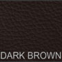 Dark Brown Leather Steering Wheel Cover