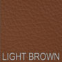 Light Brown Leather Steering Wheel Cover