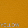 Yellow Leather Steering Wheel Cover