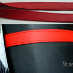 motorcycle strap red