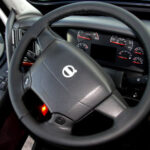 VOLVO VNL 630 00-18 Black Leather Steering Wheel Cover ** Choose Color Stitch
