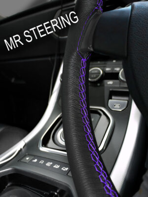 FOR ACURA LEGEND MK2 90-95 STEERING WHEEL COVER WITH BLUE STITCHING