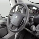 Peugeot Boxer II Real Black Leather Steering Wheel Cover ** choose color thread