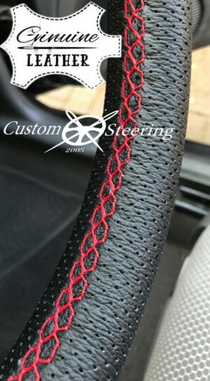 for MERCEDES SPRINTER 04-13 PERFORATED LEATHER STEERING WHEEL COVER **** select colour thread - Image 5