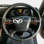 for MERCEDES BENZ ACTROS TRUCK * Black Leather Steering Wheel Cover ** Choose Color Stitch