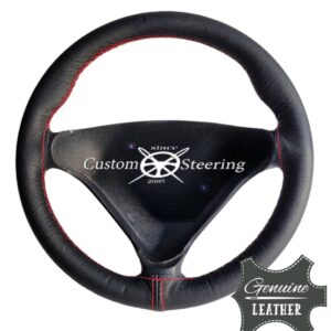 SPORT STEERING WHEEL LEATHER COVER FOR MERCEDES C55 AMG W203 2004 2007 ** Choose Color Stitch - Image 2