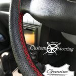 SPORT STEERING WHEEL LEATHER COVER FOR MERCEDES C CLASS W203 2006 2007 ** select colour thread