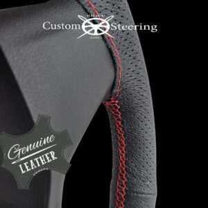 Smooth & Perforated Leather Steering Wheel Cover for CITROEN DISPATCH III 16-22 ** select colour thread - Image 5