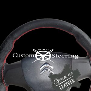 Smooth & Perforated Leather Steering Wheel Cover for CITROEN DISPATCH III 16-22 ** select colour thread - Image 6