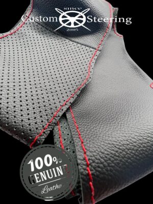 Smooth & Perforated Leather Steering Wheel Cover for CITROEN DISPATCH III 16-22 ** select colour thread