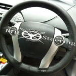 TOYOTA PRIUS MK3 2009 - 2017 ITALIAN LEATHER STEERING WHEEL COVER ** choose a leather color