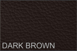 Dark Brown Leather Steering Wheel Cover