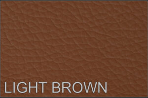 Light Brown Leather Steering Wheel Cover