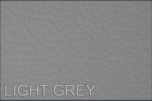 Light Grey Leather Steering Wheel Cover