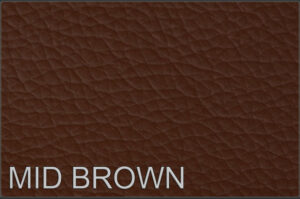 Mid Brown Leather Steering Wheel Cover