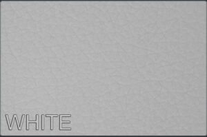 White Leather Steering Wheel Cover