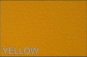 Yellow Leather Steering Wheel Cover