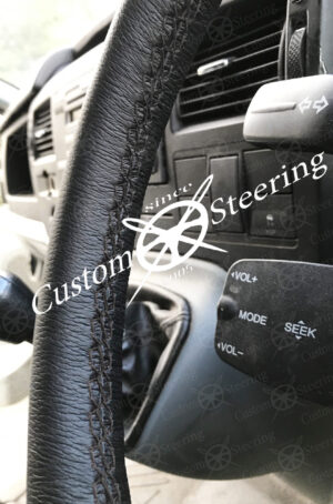 BMW 02 SERIES 2002 1968-1975 REAL ITALIAN LEATHER STEERING WHEEL COVER NEW - Image 3