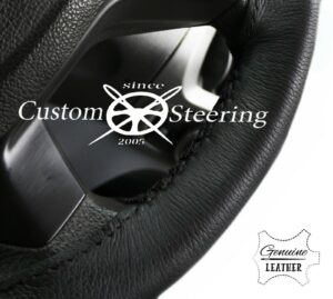 BMW 02 SERIES 2002 1968-1975 REAL ITALIAN LEATHER STEERING WHEEL COVER NEW