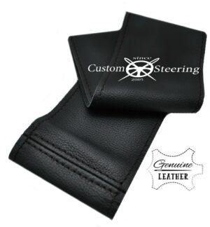 BMW 02 SERIES 2002 1968-1975 REAL ITALIAN LEATHER STEERING WHEEL COVER NEW - Image 5